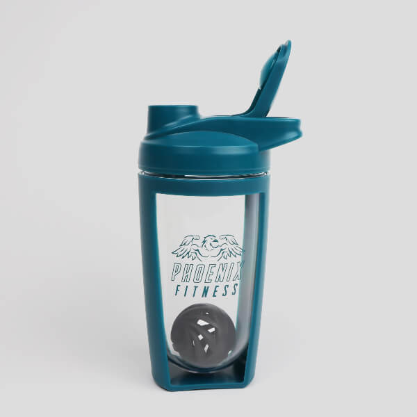 Phoenix Fitness protein shaker teal 700ml (British brand)
