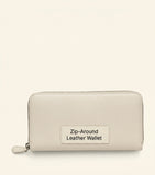 Prada large leather zipped wallet with card slots (British brand)
