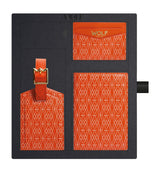Harrods WOLF Signature Passport Holder, Card Holder and Luggage Tag Gift Set- Buy online at McGrocer