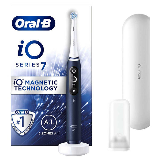 Oral-B iO7 Electric Toothbrush - Blue Dental Boots   
