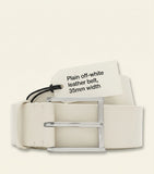 Burberry check-embossed calf leather belt - British product