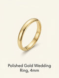 Cartier C de Cartier 3mm 18ct yellow gold wedding ring (British brand)
