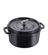 Harrods Staub x Buster + Punch Cast Iron Cocotte with Steel Knob (28cm)- Buy online at McGrocer
