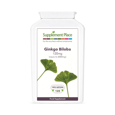 Holland & Barrett Supplement Place Ginkgo Biloba 120mg Equivalent to 6,000mg 120 Capsules- Buy online at McGrocer