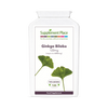 Supplement Place Ginkgo Biloba 120mg capsules, imported from the UK