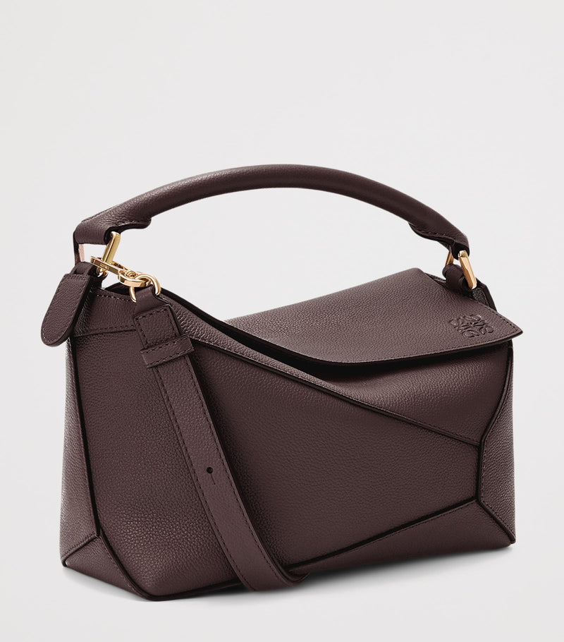 LOEWE small leather Puzzle Edge top-handle bag (British brand)