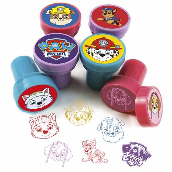 Totum Paw Patrol self inking stamps, UK version