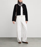 Claudie Pierlot silk floral neck scarf 65cm, imported from the UK