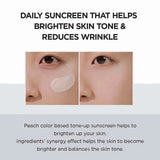 SKIN1004 tone brightening sunscreen 50ml, imported from the UK