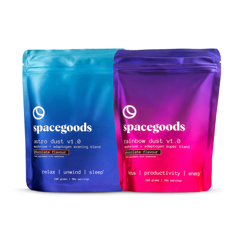 Spacegoods Ultimate Focus & Sleep Bundle 2x240g - British product