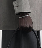 Suzanne Kalan white gold and sapphire inlay bangle, UK version