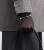 Suzanne Kalan white gold and sapphire inlay bangle, UK version