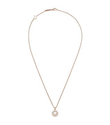 Harrods Chopard Happy Diamonds Icons Joaillerie Rose Gold and Diamond Pendant Necklace, 42cm- Buy online at McGrocer