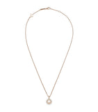 Chopard rose gold and diamond pendant necklace - British product