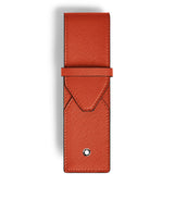Harrods Montblanc Leather Sartorial Double Pen Pouch 16cm x 7cm x 2cm- Buy online at McGrocer