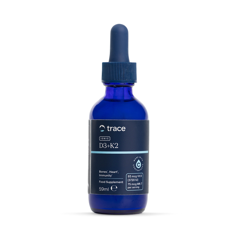 Trace Minerals liquid ionic D3+K2 drops 59ml - British product