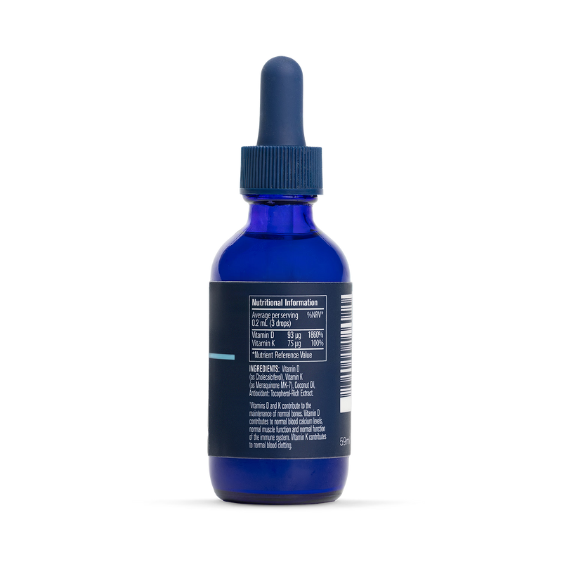 Trace Minerals liquid ionic D3+K2 drops 59ml - British product