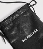 Balenciaga leather shopper phone holder - British product
