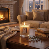 Livingandhome soy candle pear and freesia 200g, imported from the UK
