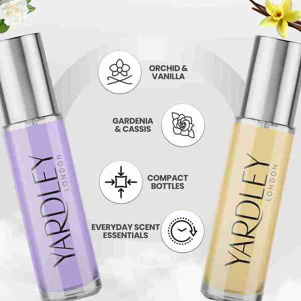 Yardley London mini fragrance duo 10ml each, imported from UK