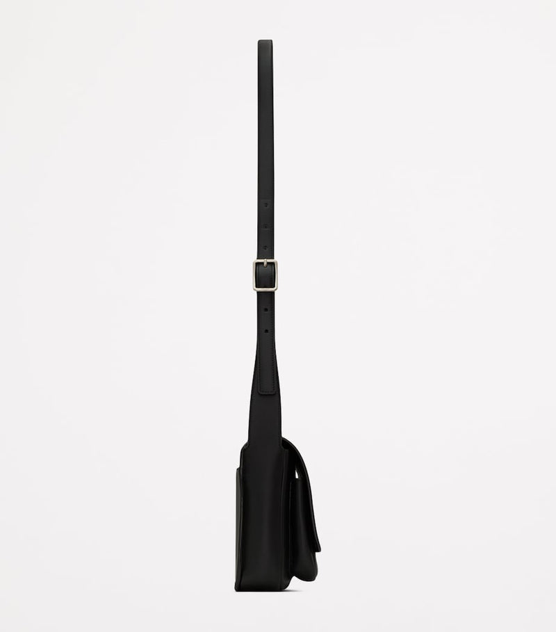Saint Laurent small logo messenger bag, imported from the UK
