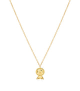 Harrods NOA Mini Yellow Gold and Diamond Lion Necklace- Buy online at McGrocer