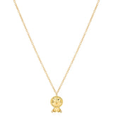 Harrods NOA Mini Yellow Gold and Diamond Lion Necklace- Buy online at McGrocer