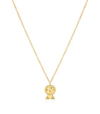 NOA mini lion necklace 18kt yellow gold diamonds - British product