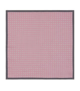 Harrods Canali Silk Medallion Print Pocket Square- Buy online at McGrocer