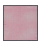 Canali silk medallion print pocket square 33cm, UK version