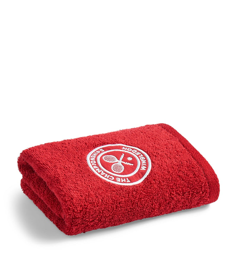 Christy Wimbledon guest towels strawberry pack of two, imported from the UK