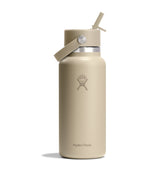 Harrods Hydro Flask Wide Mouth Bottle with Flex Straw Cap Insulated Water Bottle 946ml- Buy online at McGrocer