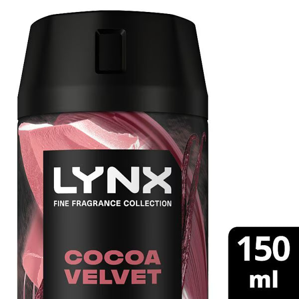 Lynx Cocoa Velvet body spray 150ml, UK version