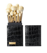 Harrods Vegan Synthetic Makeup Brush Set with 14 Brushes and Luxury Canister- Buy online at McGrocer