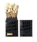 Vieve 14-piece makeup brush set with luxury canister (British brand)