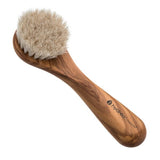 Superdrug Hydrea London Glow Olive Wood Facial Brush with Natural Bristles Facial Exfoliator- Buy online at McGrocer