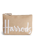 Harrods medium logo cosmetic bag (British brand)