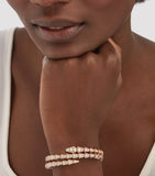 Bvlgari Serpenti Viper bracelet in rose gold with diamonds - British product