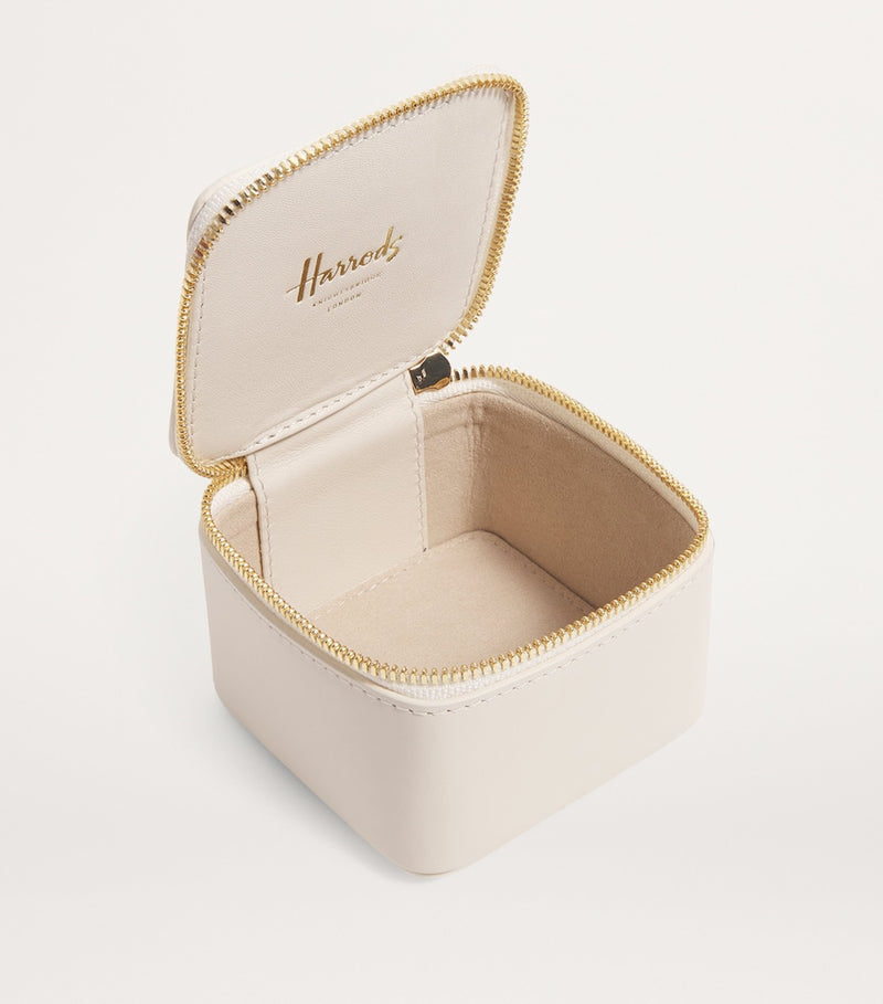 Harrods smooth leather trinket box, UK version