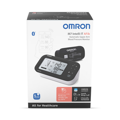 Holland & Barrett Omron M7 Intelli IT AFib Upper Arm Blood Pressure Monitor- Buy online at McGrocer