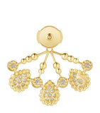 Boucheron Serpent Bohème yellow gold diamond single earring, imported from the UK
