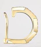 Messika yellow gold diamond ear cuff 0.05ct, imported from the UK