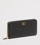 Valentino Garavani VLogo Signature zip-around wallet calf leather - British product