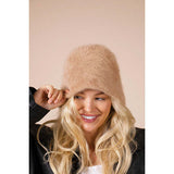 SVNX soft seamless bucket hat beige brown, UK version