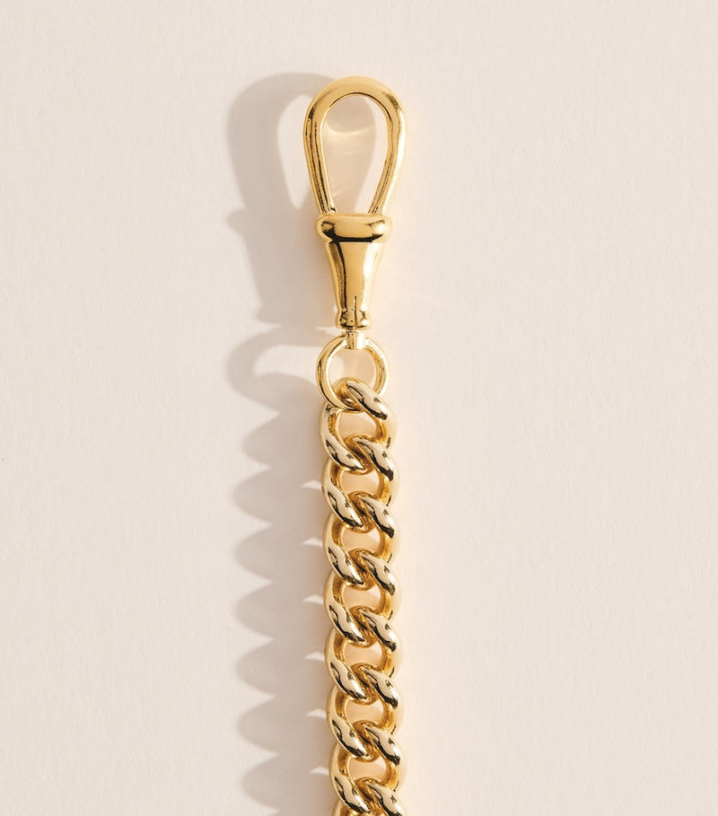 Tilly Sveaas gold-plated Moi + Toi bracelet, imported from the UK