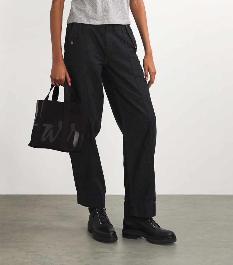 Harrods mini cotton logo tote bag, UK version