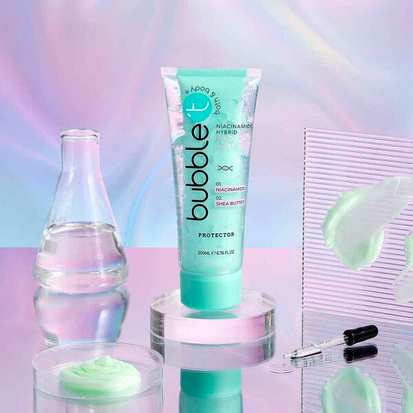 Bubble T Niacinamide Hybrid Body Lotion - British product