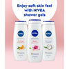 Nivea Rose & Almond Oil shower cream 500ml, imported from the UK