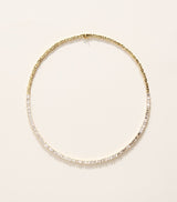 Harrods Suzanne Kalan Yellow Gold and Diamond Classic Fireworks Tennis Necklace- Buy online at McGrocer