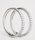 Suzanne Kalan white gold diamond ring jackets size 7.5, UK version